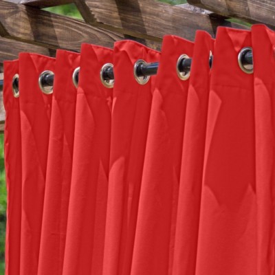 Rosso Extra Wide Outdoor Curtain 84" Long   